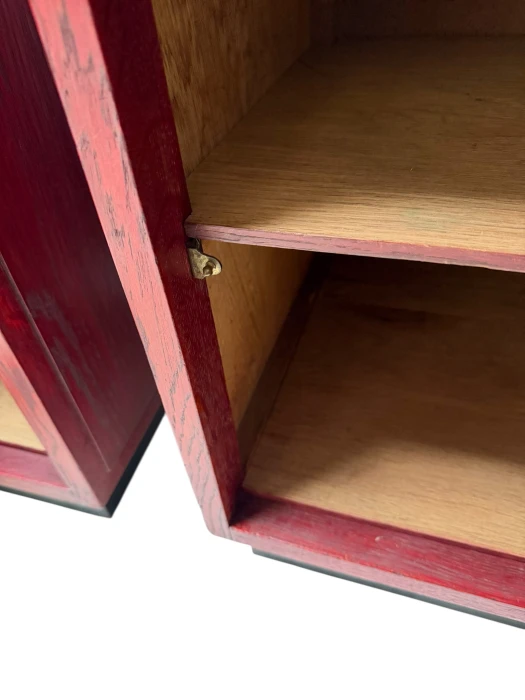 Two Art Deco Modernist Nightstands by A.H. Jansen for L.O.V. Oosterbeek, 1920s
